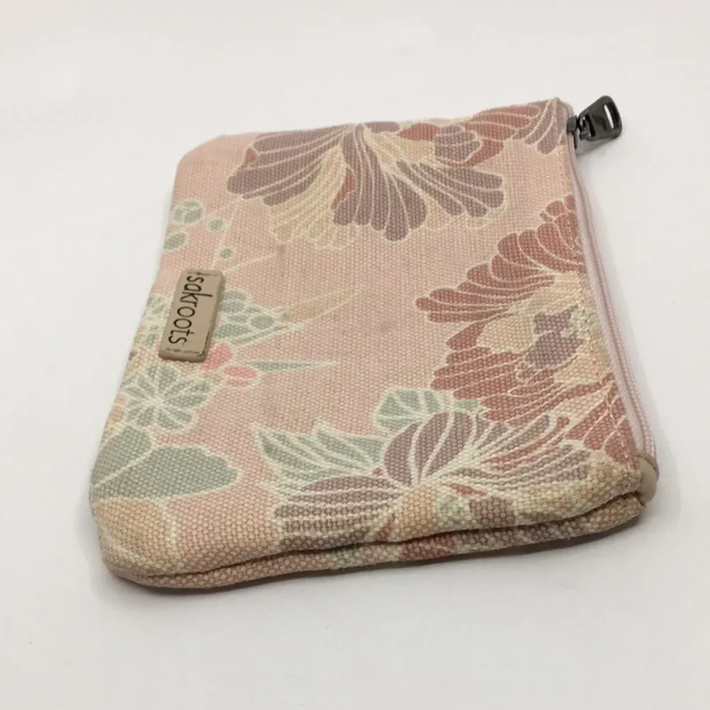 Sakroots Zipper Canvas Floral Pouch